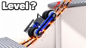 Транспортное средство LEGO, созданное для соревнований по пожаротушению на веревке
