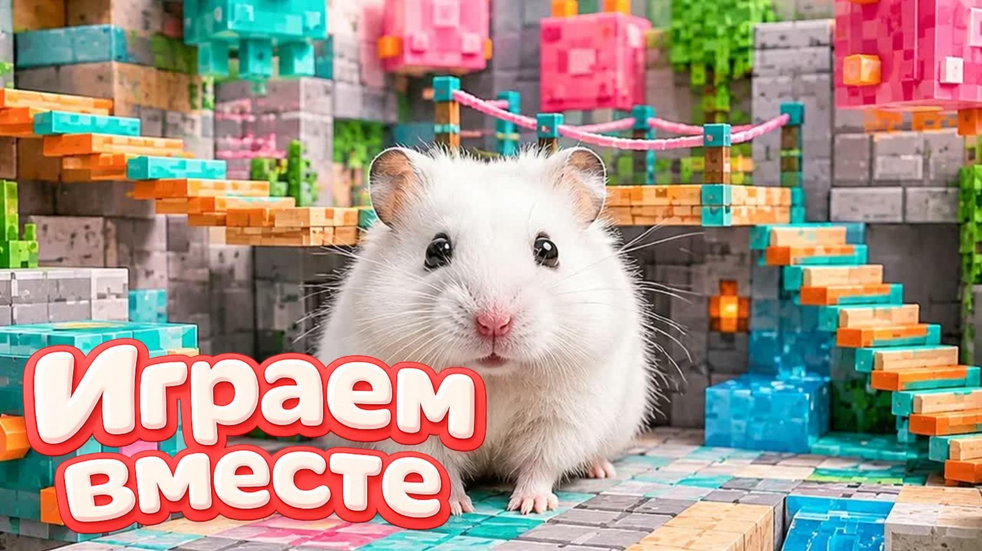 Хомячок проходит лабиринт- ЛЕГО лабиринт для хомяка своими руками! Приключения хомяка для детей №8