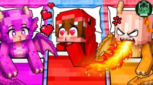Заперты на ПИЖАМНОЙ ВЕЧЕРИНКЕ ДЕВУШЕК-ДРАКОНОВ в #Minecraft