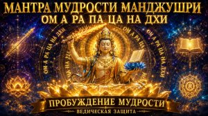 Мантра Манджушри: Ом А Ра Па Ца На Дхи 108 раз — практика для мудрости и ясности ума 🙏📖