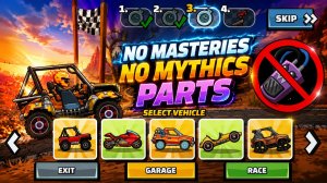 ❌️ NO MASTERIES NO MYTHICS ⚠️ (Vagabolt) - Hill Climb Racing 2