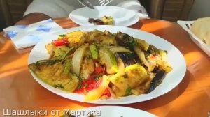 Кабачки с баклажанами.
