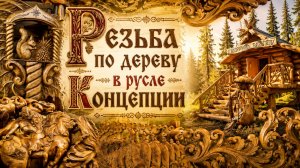 Воссоединение Руслана и Людмилы в резьбе по дереву 🌳 Машетов В В