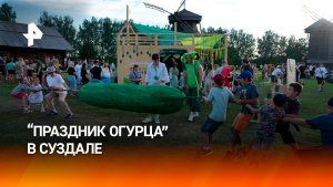 Тысячи туристов приехали на фестиваль «Праздник огурца» в Суздаль