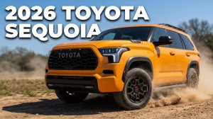 Внедорожник Toyota Sequoia TRD Pro 2026 года — мощность, маневренность, эстетика