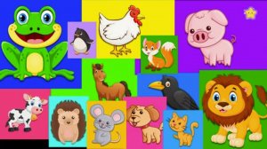 Развивающие мультики для детей - Мультфильмы для развития речи - Животные