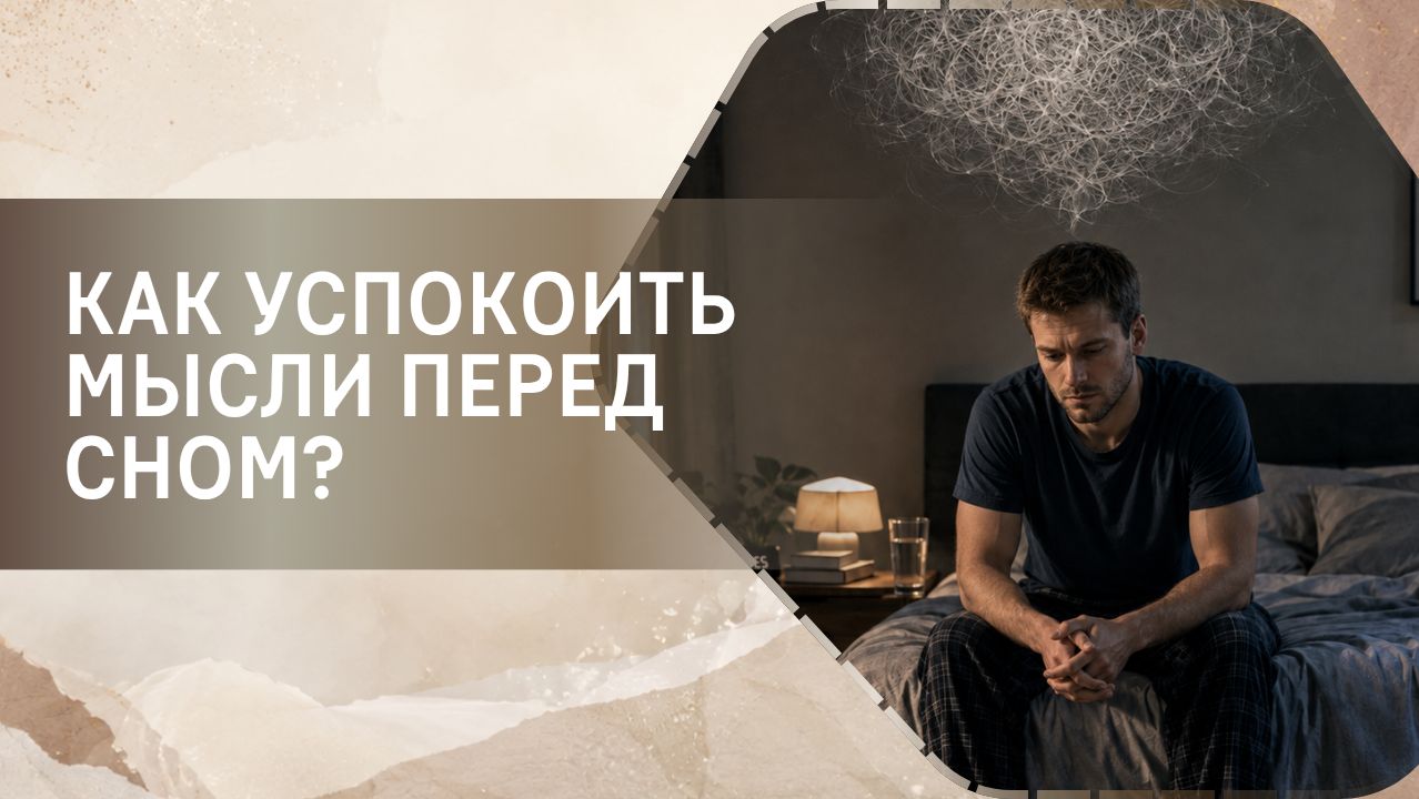 Как успокоить мысли перед сном?