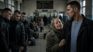 Бандиты запугивали СТАРУШКУ на вокзале, не догадываясь, КОГО она назвала своим сынком