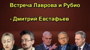 Встреча Лаврова и Рубио Дмитрий Евстафьев