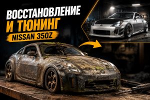 Реставрация и тюнинг заброшенной модели Nissan 350Z