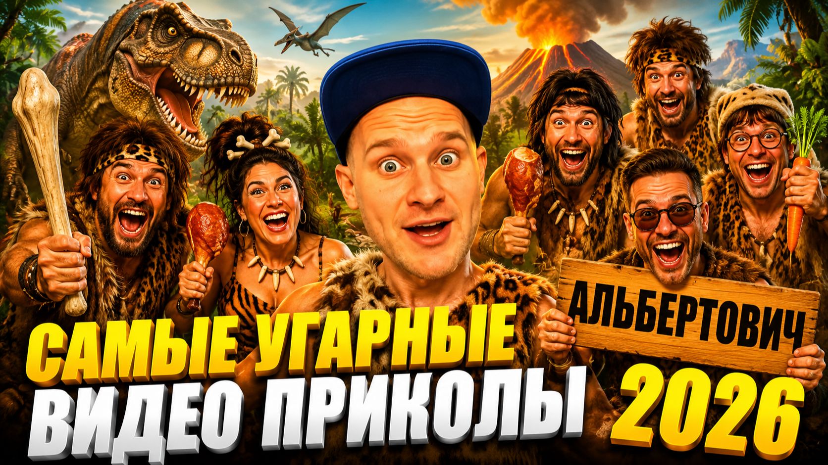 🔥😂 100 САМЫХ СМЕШНЫХ ВИДЕО 2026!!  🔥🤣 НОВЫЕ ПРИКОЛЫ, ЛУЧШИЕ СКЕТЧИ И ЮМОР 🤯 НАТУРАЛ АЛЬБЕРТОВИЧ