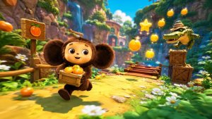 Чебурашка ,развивающие игры для детей.