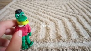 все персонажи из игры пять ночей с чебурашкой которых я слепил из пластилина я старался 😄😄😄😄😄