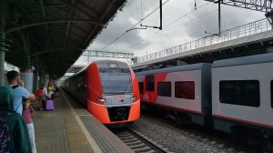 «С днём железнодорожника!» Электропоезд ЭС2Г-079 «Ласточка» станция МЦК Локомотив 8.07.2026
