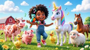 Barnyard Dance Party - Детская песня про животных на ферме на английском языке