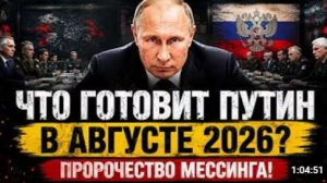 ПУТИН ПОЙДЁТ НА ЭТО УЖЕ В АВГУСТЕ 2026 ПОСЛЕДНЕЕ ПРОРОЧЕСТВО МЕССИНГА