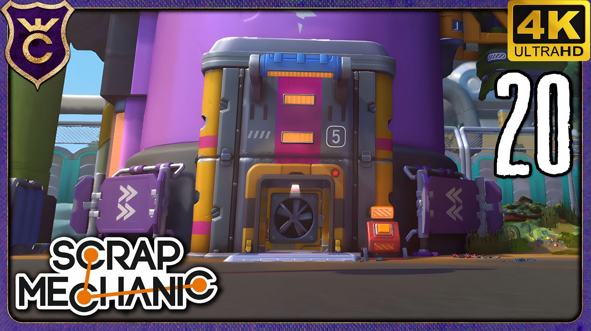 ПЯТЫЙ КУЛЬТИВАТОРИЙ! 20 Scrap Mechanic Релиз