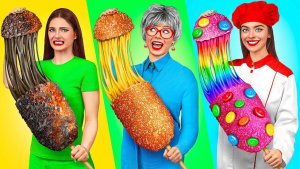Кулинарный Челлендж_ Я против Бабушки _ Вкусные Кухонные Рецепты