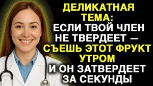 Не твердеет член Съешь утром этот плод — и он мгновенно станет твердым 😱🔥