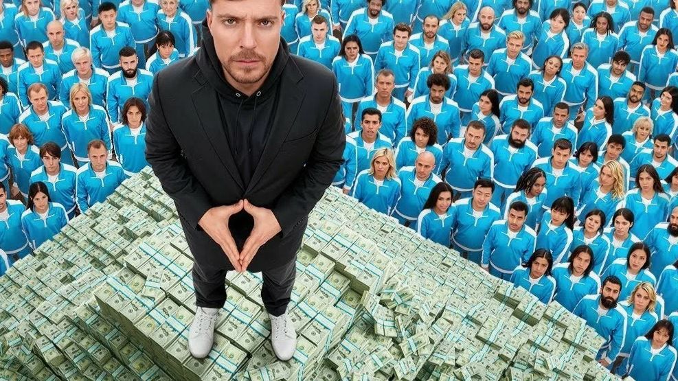 2000 Человек Борются За 5000000 MRBEAST МИСТЕРБИСТ НА РУССКОМ мистер бист