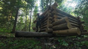 ПЛАН «Б» СРОЧНО достраиваю ИЗБУ, в КОТОРОЙ буду ЗИМОВАТЬ. На ВСЁ про ВСЁ две НЕДЕЛИ. МЕСЯЦ в ТАЙГЕ