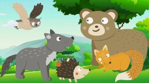Развивающие мультики для малышей - Мультфильмы для развития речи - Лесные Животные