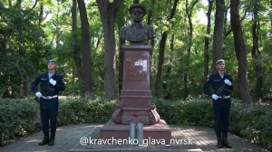 Принял участие в торжественном мероприятии, посвященном 96-й годовщине со дня образования Воздушн...