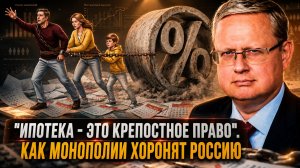Михаил Делягин | «Ипотека — это крепостное право». Как монополии хоронят Россию?