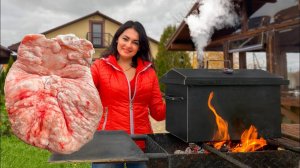 7 кг вкуснейшего копченого бараньего жира! Лучший завтрак с пользой для здоровья