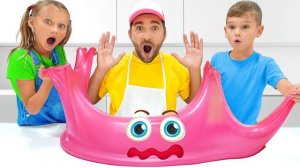 Приключение со слаймом для детей — Весёлые истории