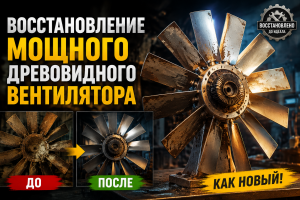 Реставрация высокопроизводительного вентилятора для деревьев