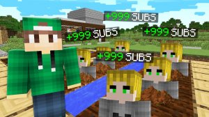 Я ВЫРАЩИВАЮ ПОДПИСЧИКОВ НА ГРЯДКЕ В МАЙНКРАФТ | Риколит Minecraft