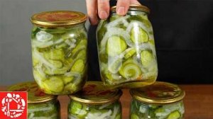 Вкуснейший салат  Нежинский  из огурцов на зиму! Рецепт из старой тетради!