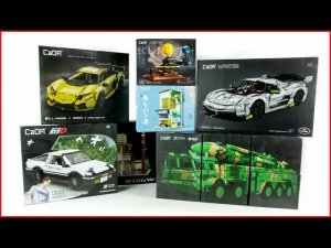 Распаковка CaDA новых наборов — огромный Dong Feng более 6000 деталей — Brick Builder