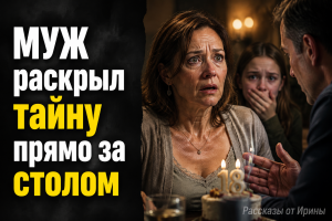 Муж раскрыл тайну сына за праздничным столом