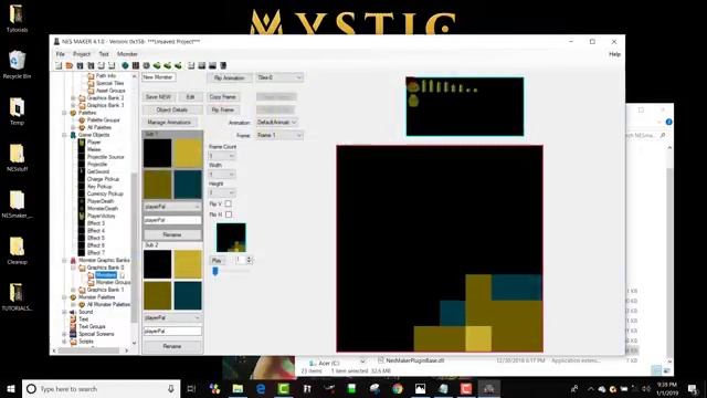 NESmaker - Platformer Part 1 (simple Platformer)