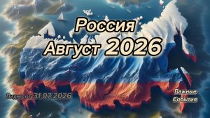Россия август 2026 год