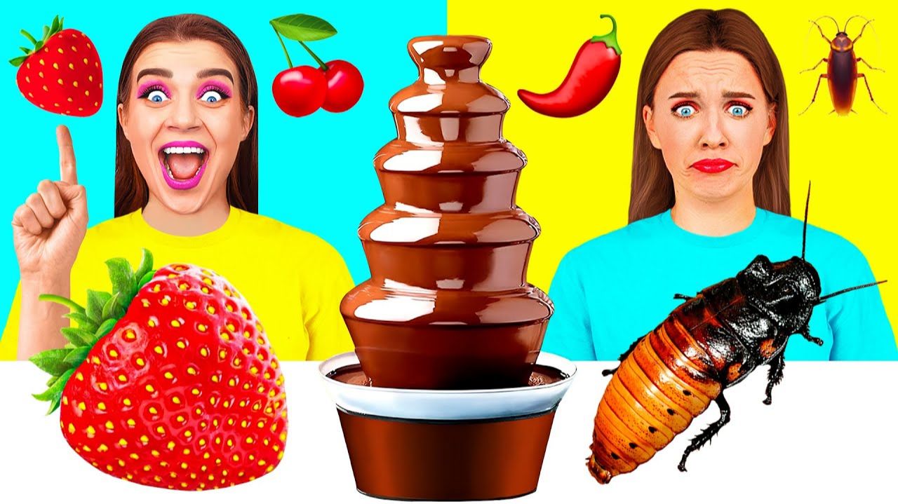 Шоколадный Фонтан Челлендж # Съедобная Битва C BooBoom Challenge
