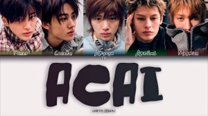 CORTIS – ACAI 🩵[ПЕРЕВОД НА РУССКИЙ/КИРИЛЛИЗАЦИЯ Color Coded Lyrics]