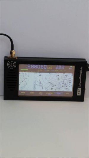 Радиоприёмник SDR V5, прошивка Kleos, приём погодных факсов антенна MLA-30+