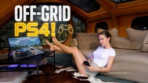 Одиночный кемпинг в палатке площадью 12 м² игры на PS 🎮 и приготовление пищи на костре🔥