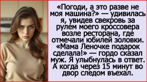 Истории из жизни. Погоди, а это разве не моя машина? Свекровь сидела за рулем моего авто.