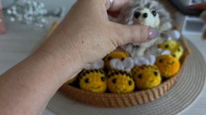 Корзина игрушек.  Вязовлог