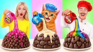 Кулинарный Челлендж# Я против Бабушки с Котиком # Потрясающие Кухонные Лайфхаки