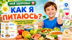 Моё здоровье. Как я питаюсь?  Познание мира, 1 класс