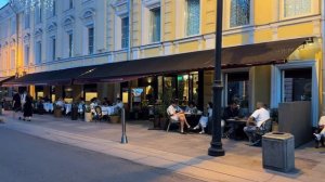 Красивые девушки Москвы ✨ Летняя ночная прогулка по Большой Дмитровке