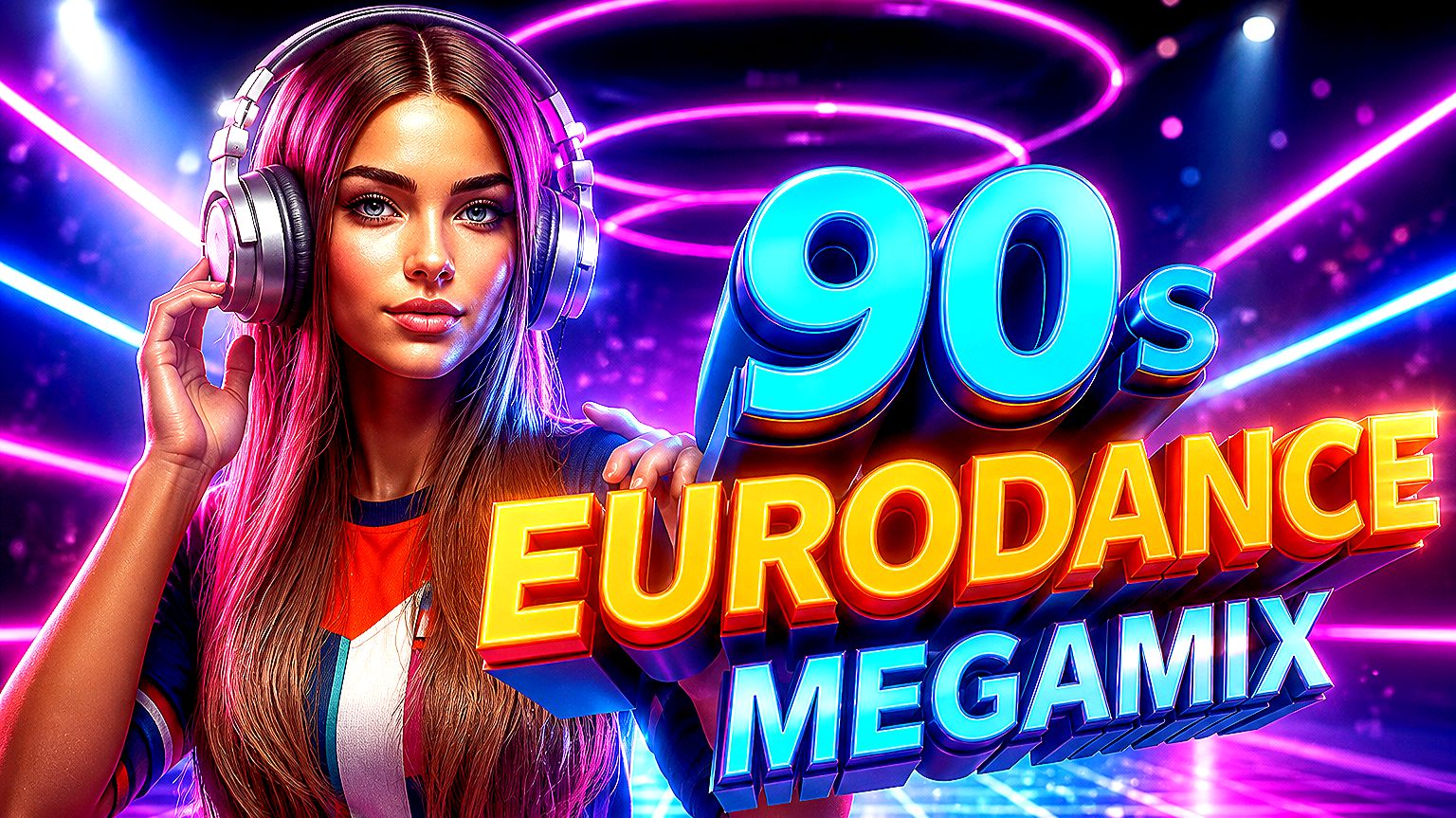 🔥🎶 Eurodance 90s Megamix Часть 2 💿✨ Лучшие танцевальные хиты 90-х! 🚀💃 Мегамикс