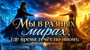 Мы в разных мирах, где время течёт по-иному.