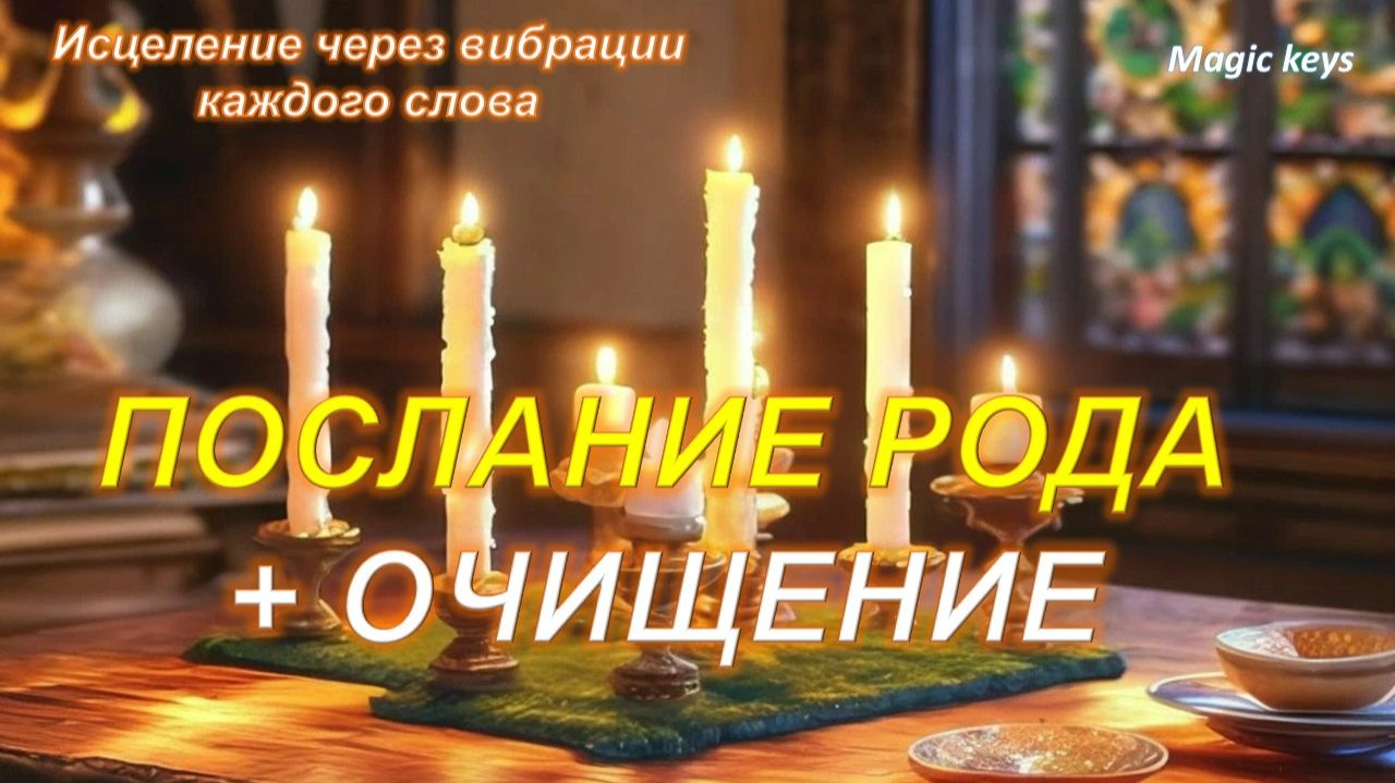 Родовая чистка🔥+Послание РОДА🌳☀