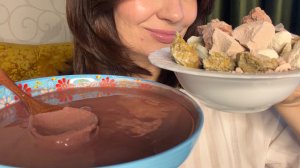 АСМР хруст ассорти мелом и глинами в пасте из Аметиста 🥣💥